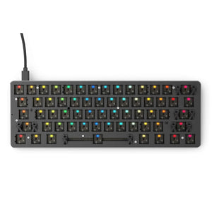 Tastiere Gaming Barebone Glorious RGB GMMK Compact with  Switch and Caps Mechanical foto 1