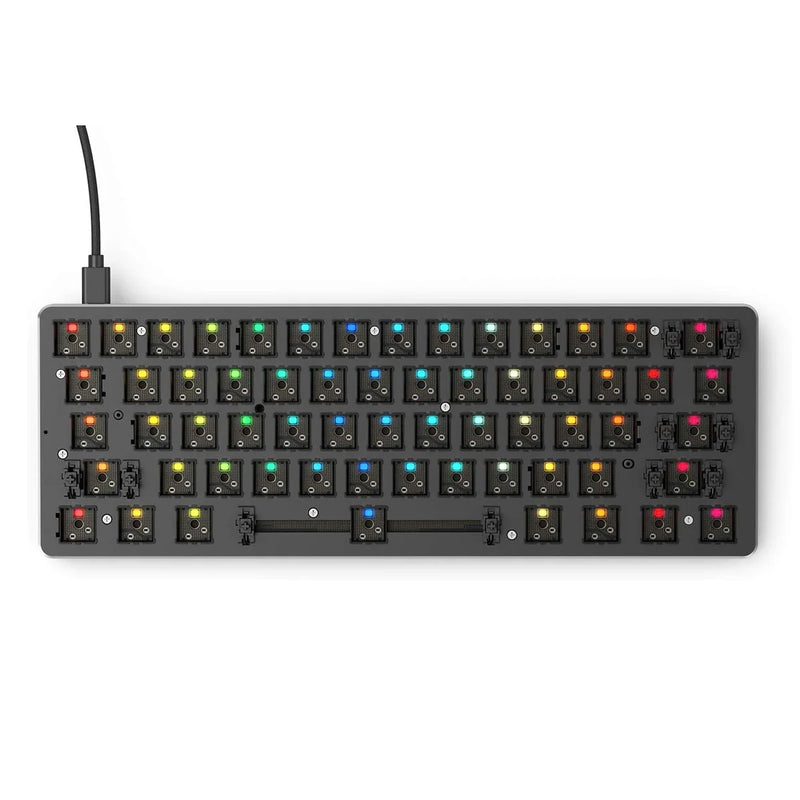 Tastiere Gaming Barebone Glorious RGB GMMK Compact with  Switch and Caps Mechanical foto 1