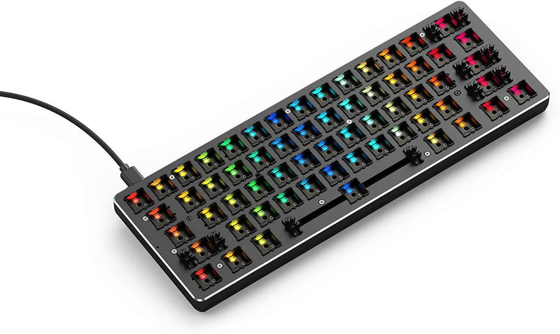 Tastiere Gaming Barebone Glorious RGB GMMK Compact with  Switch and Caps Mechanical foto 2