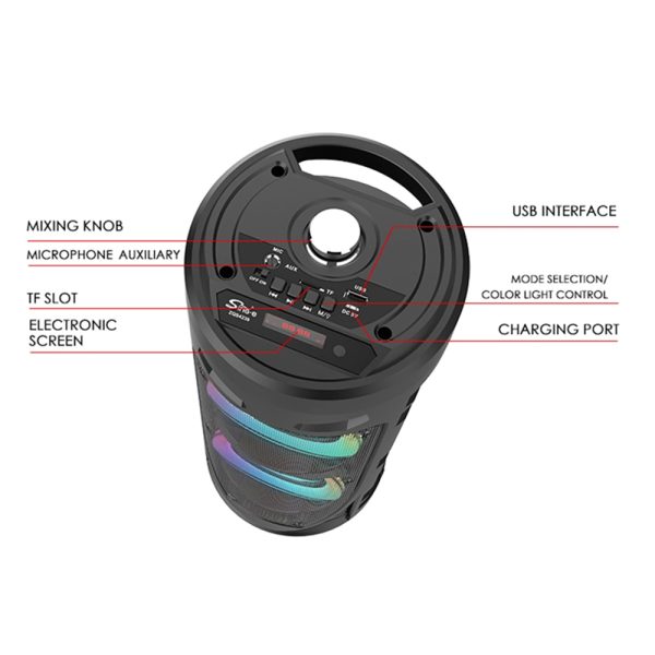Speaker Super Bass ZQS4239S foto 2