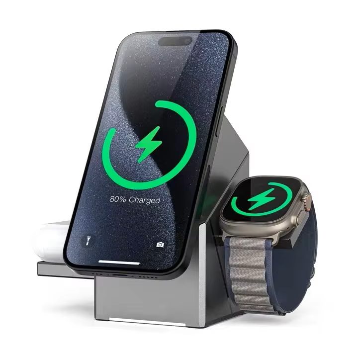 3ne1 Mbajtese Dhe Mbushes per Telefon Magnetike Q2 foto 2