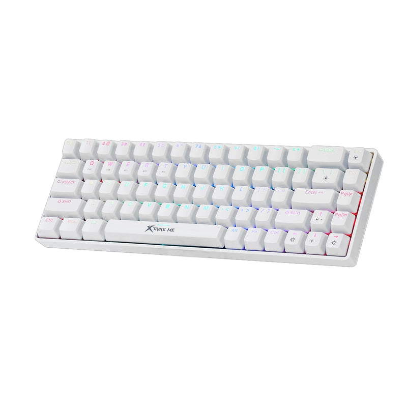 XTRIKE ME GK-995W WH Gaming Wireless Keyboard TKL White foto 2