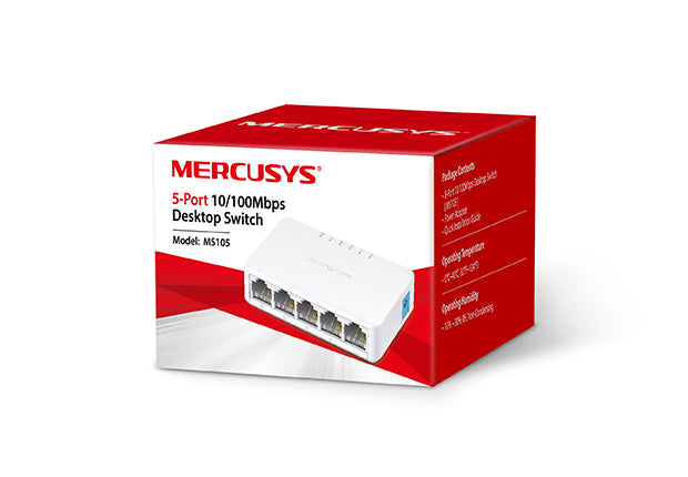 Internet Switch MS105 10/100Mbps Mercusys foto 2