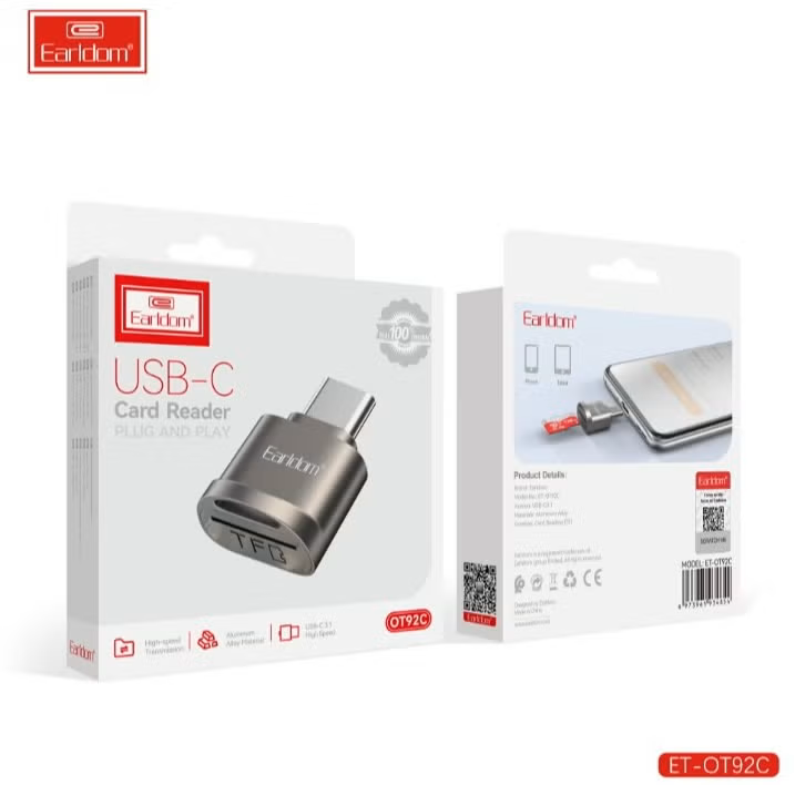 Mini SD Card Lexues per USB- C Earldom OT- 92C foto 3
