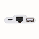Konvertor Lightning to Rj45 Ethernet LAN + USB 3. 0 3ne1 Earldom(OT- 53) foto 1