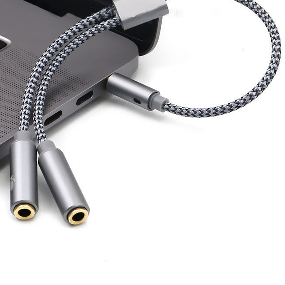Kabllo Splitter+3.5 mm Mikrofon Earldom AUX202 foto 2