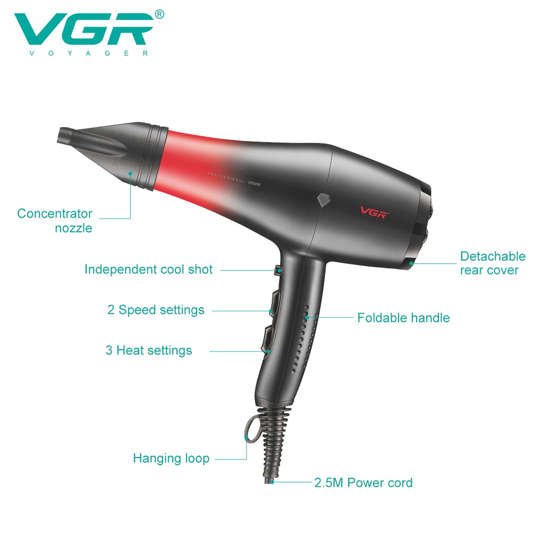 Tharese Flokesh Profesionale 2600W V- 462 VGR foto 2