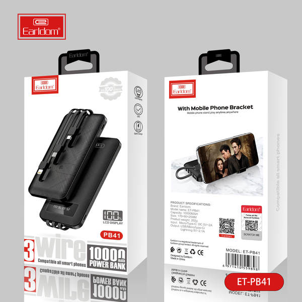 Powerbank Earldom 10000mAh PB41 foto 4