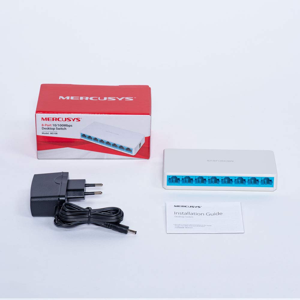 Internet Switch MS108 10/100Mbps Mercusys foto 3