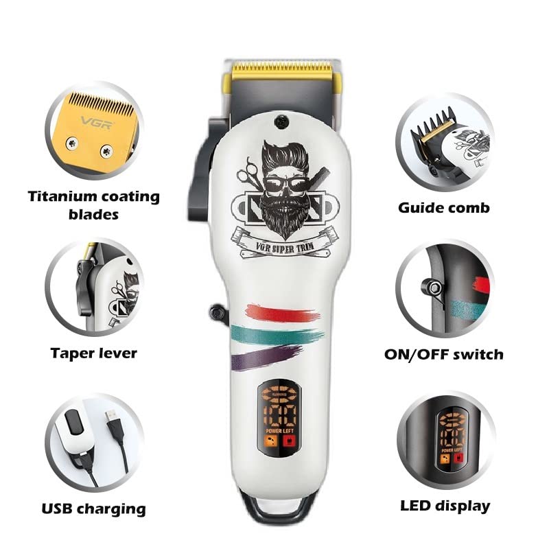 VGR Makine Rroje Profesionale Barber Edition V- 699 foto 3
