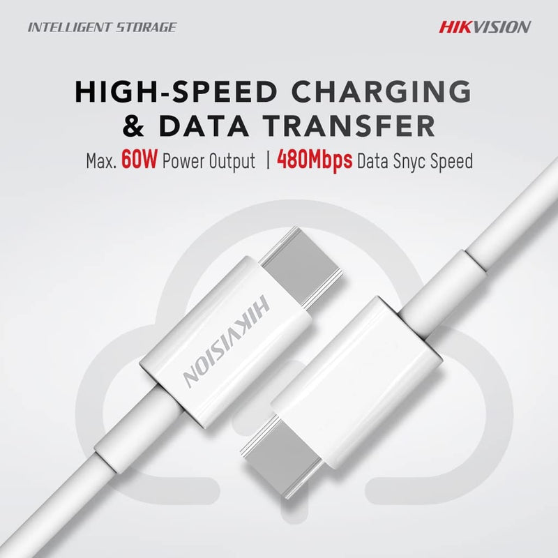 Kabllo karikimi Hikvision Usb c – Usb c 1m foto 3