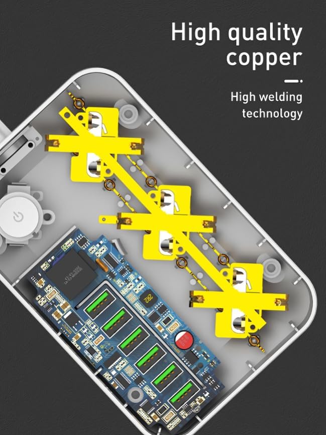 Prize Multifunksionale LDNIO SE3631 – 3 Porta Elektrike,6 USB, Mbrojtje Inteligjente nga Rryma foto 6