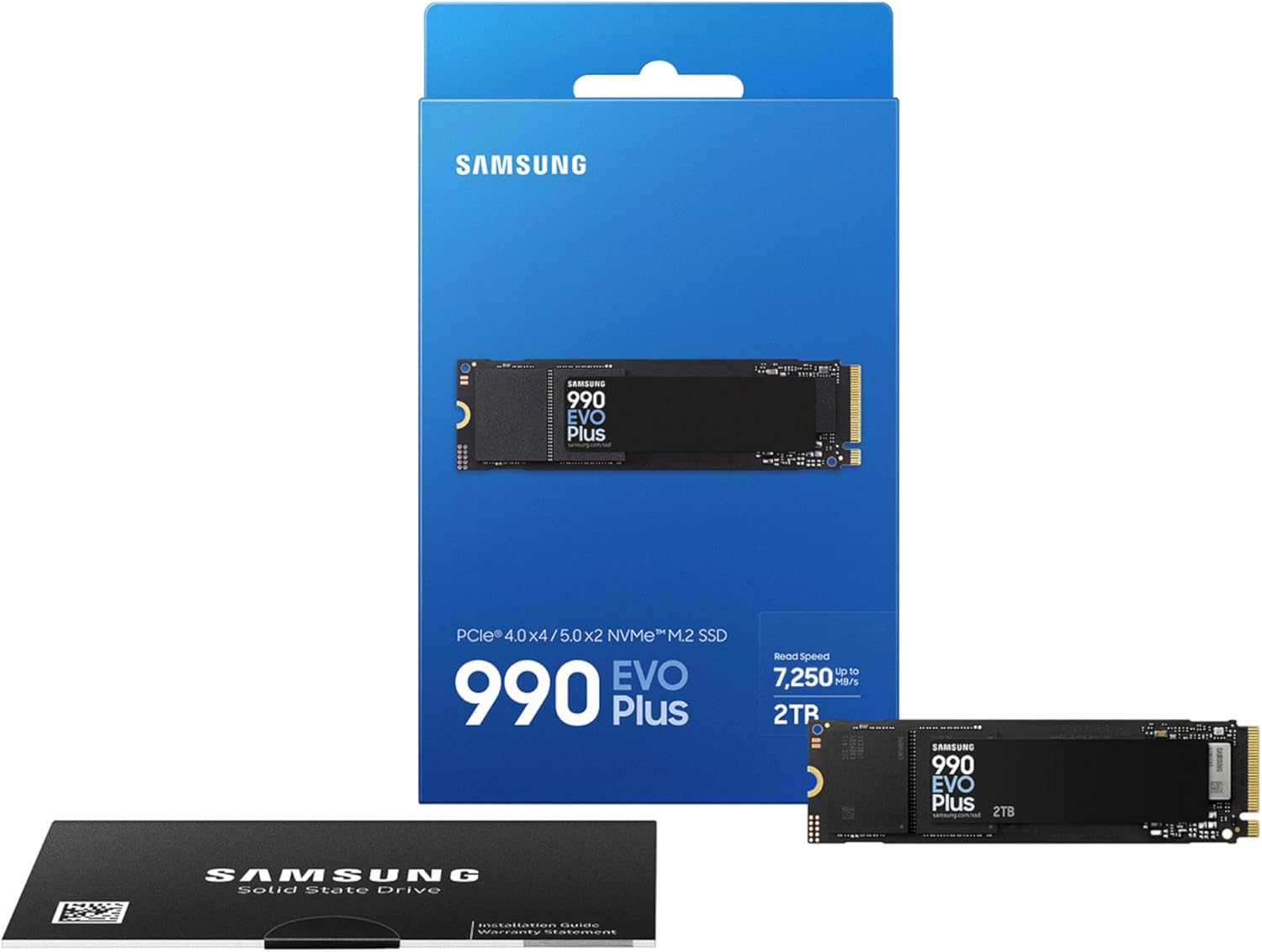 Hard Disk Samsung 990 EVO Plus 2TB SSD MZ-V9S2T0BW foto 3
