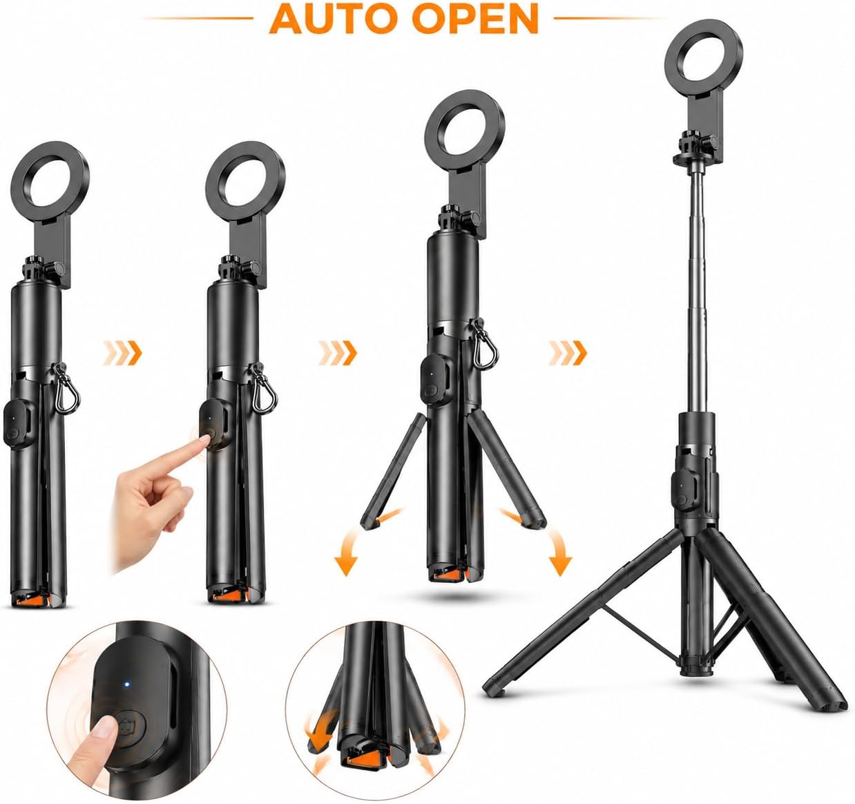 Tripod Selfie Stick 27-MF foto 4
