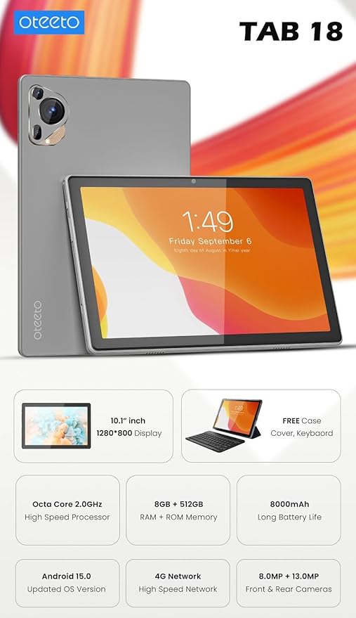 Tablet Tab 18 Oteeto foto 2