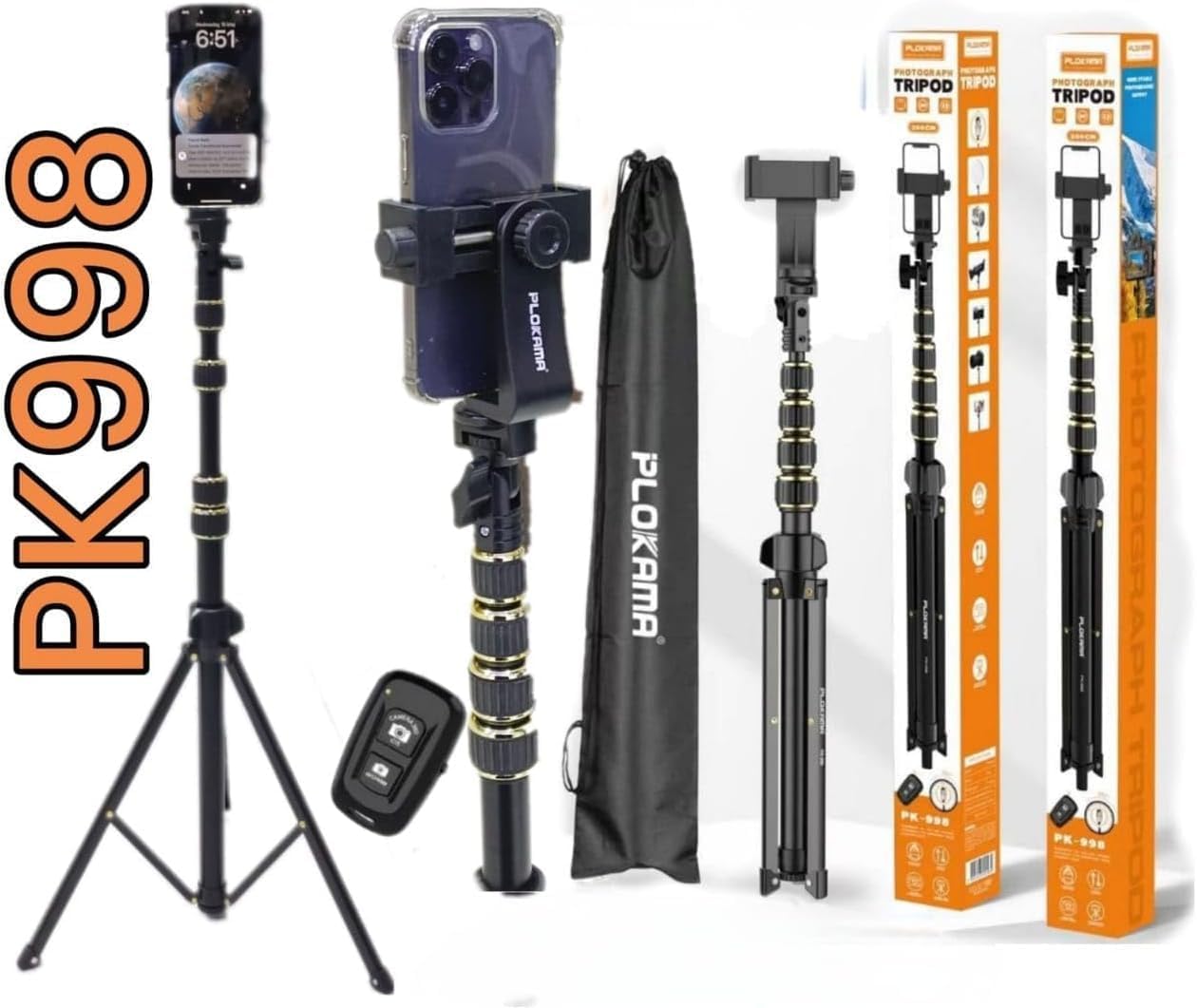Tripod Ploxama PK-998 foto 3