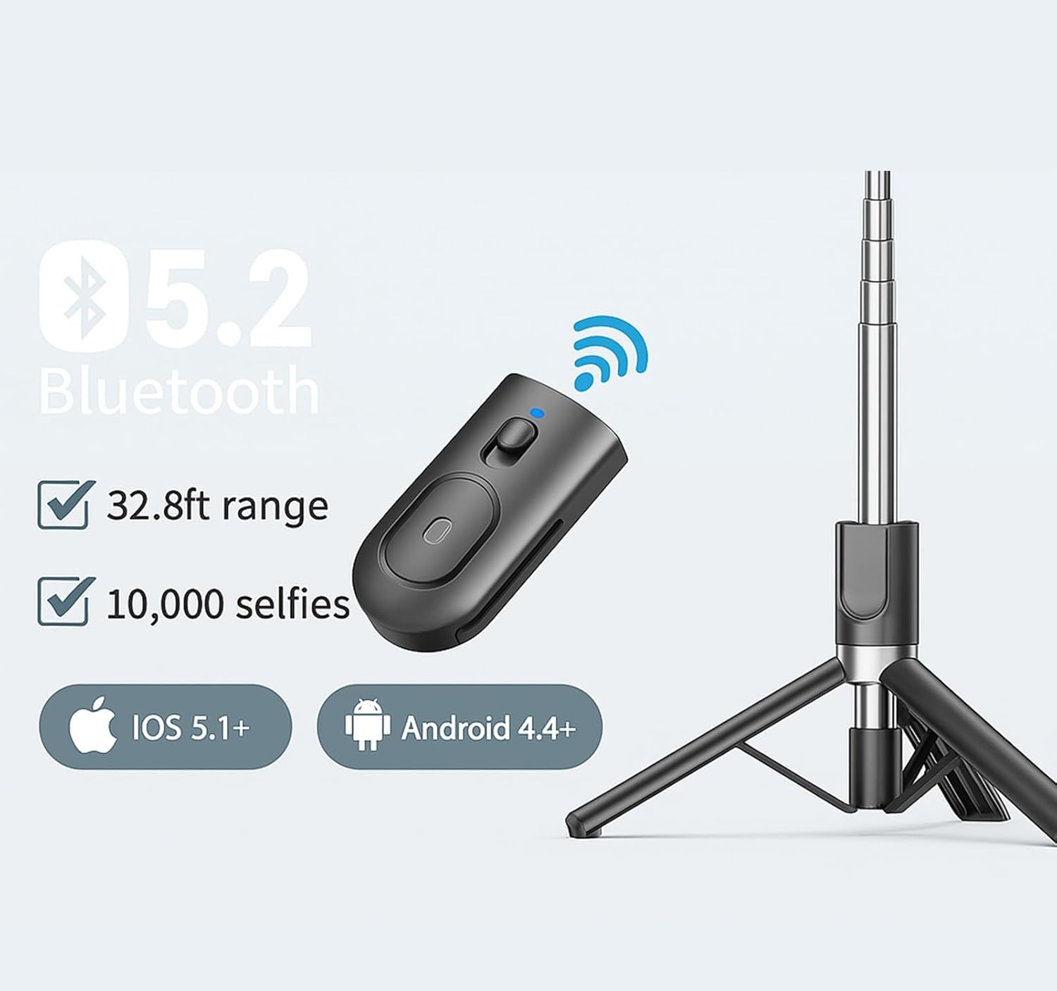 Tripod Selfie Stick R16D foto 3