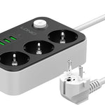 Prize Multifunksionale LDNIO SE3631 – 3 Porta Elektrike,6 USB, Mbrojtje Inteligjente nga Rryma foto 3