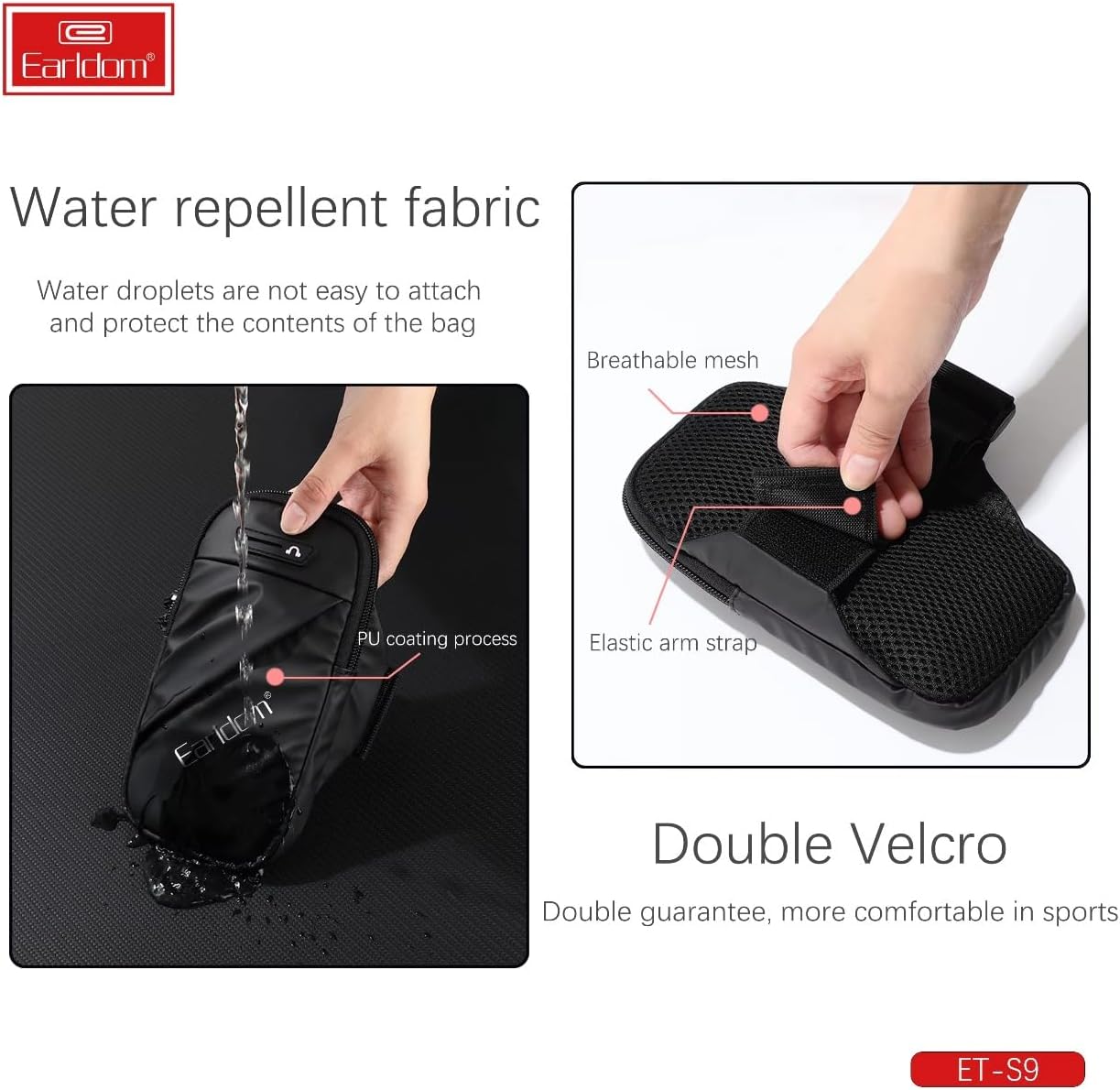 Earldom Waterproof Sports Armband Bag foto 3