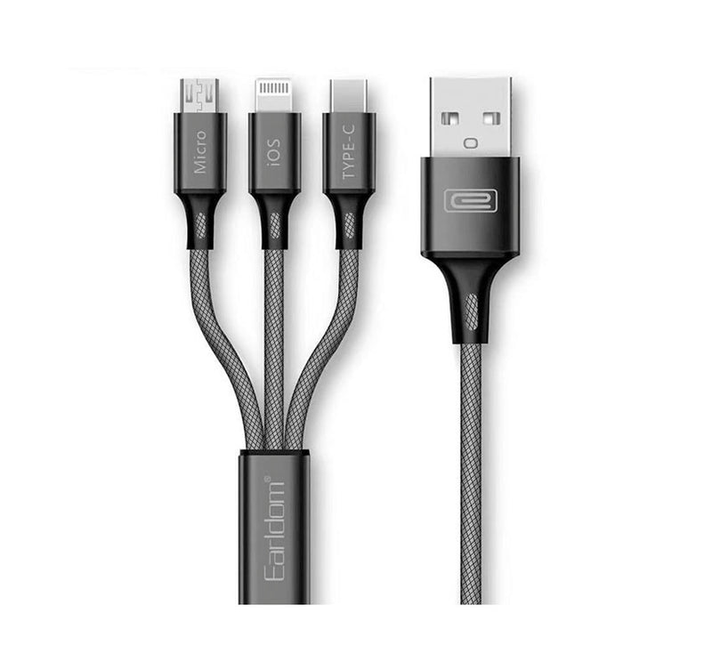 Kabllo Karikimi Usb 3ne1 Earldom (IMC017) foto 1