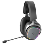 Kufje Gaming Rampage e RETSU Protein Earpad – Wireless me Mikrofon, RGB, Black/Grey foto 3