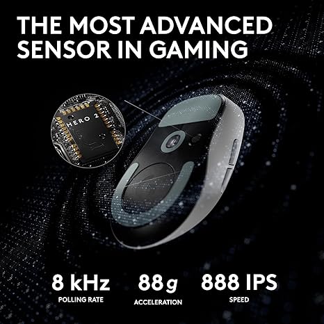 Maus Wireless Logitech G Pro X Superlight 2 , i bardhe foto 5