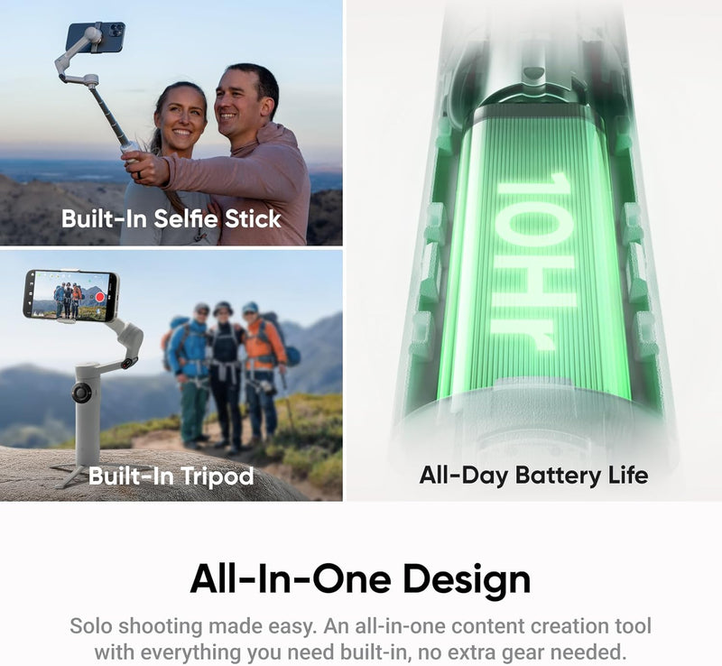 Insta360 Flow 2 Standard Bundle Stone Gray foto 5