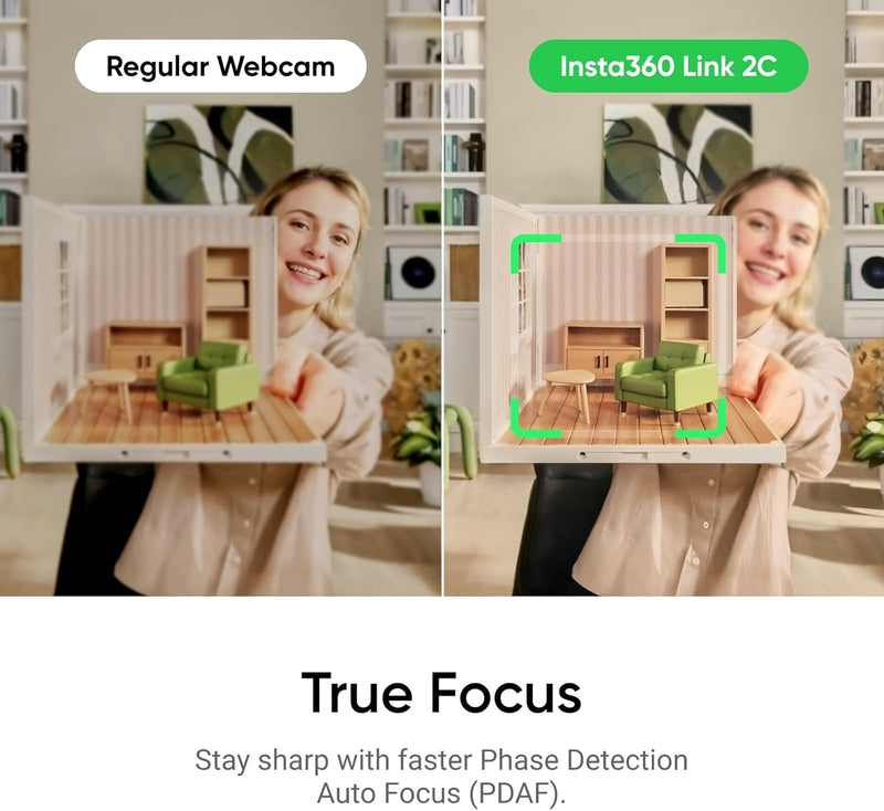 Insta360 Link 2C Standard Edition , Arctic White foto 8