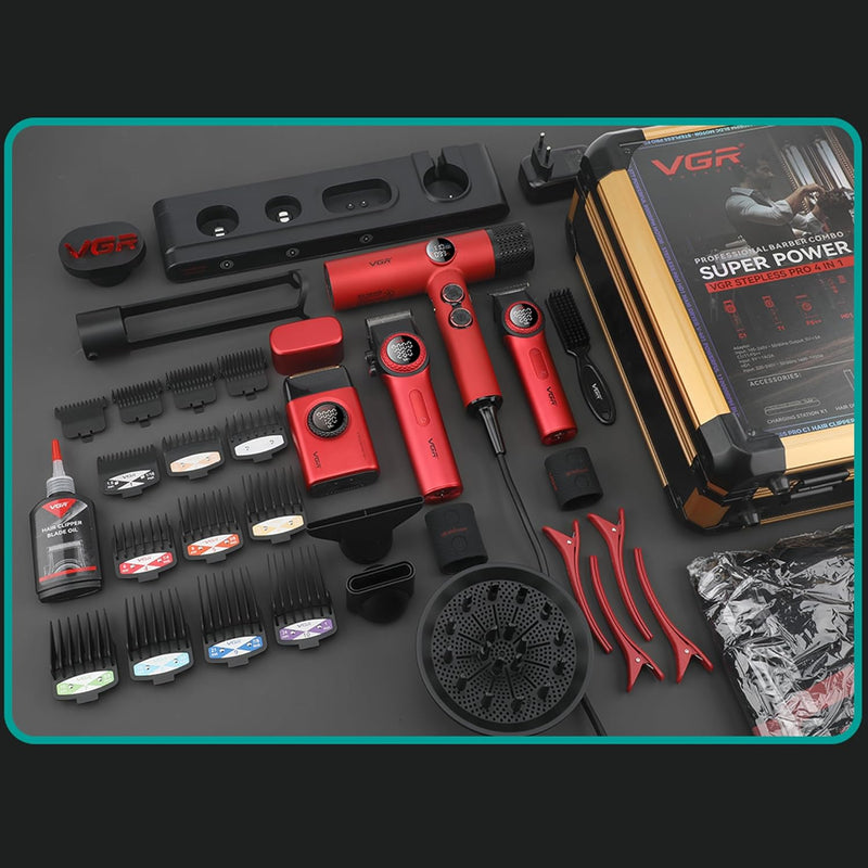 VGR Voyager Professional Barber Combo 4ne1 foto 4