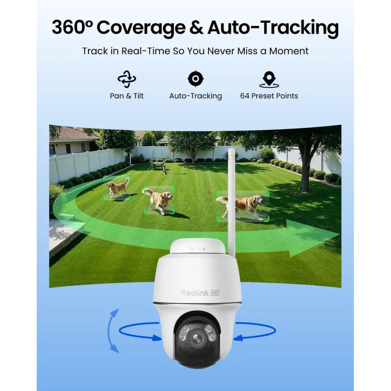 Kamere Reolink Argus Series B440 me WiFi dhe Panel Solare 8.0MP foto 4