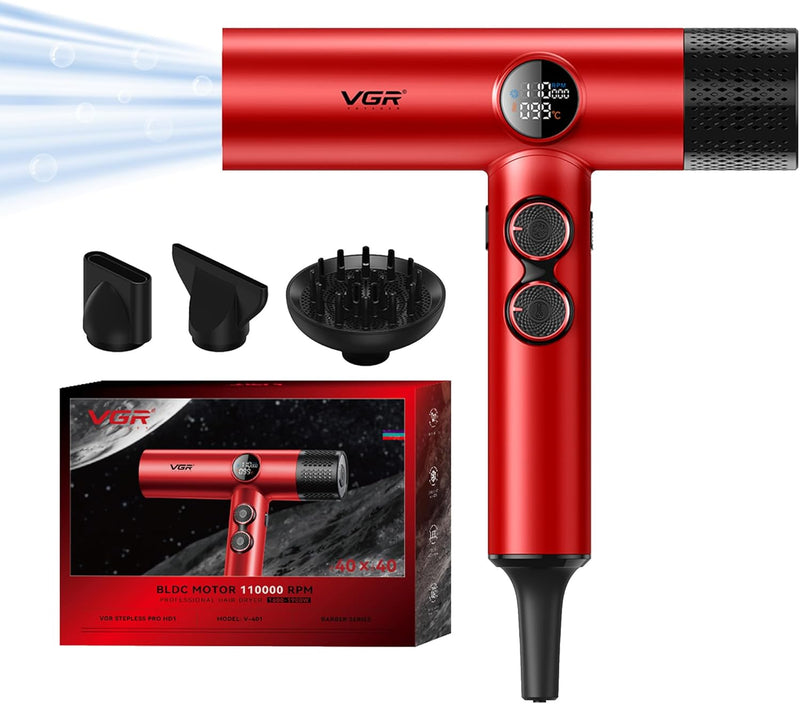 VGR Tharese Flokesh Negative Ionic Professional V-401 foto 2