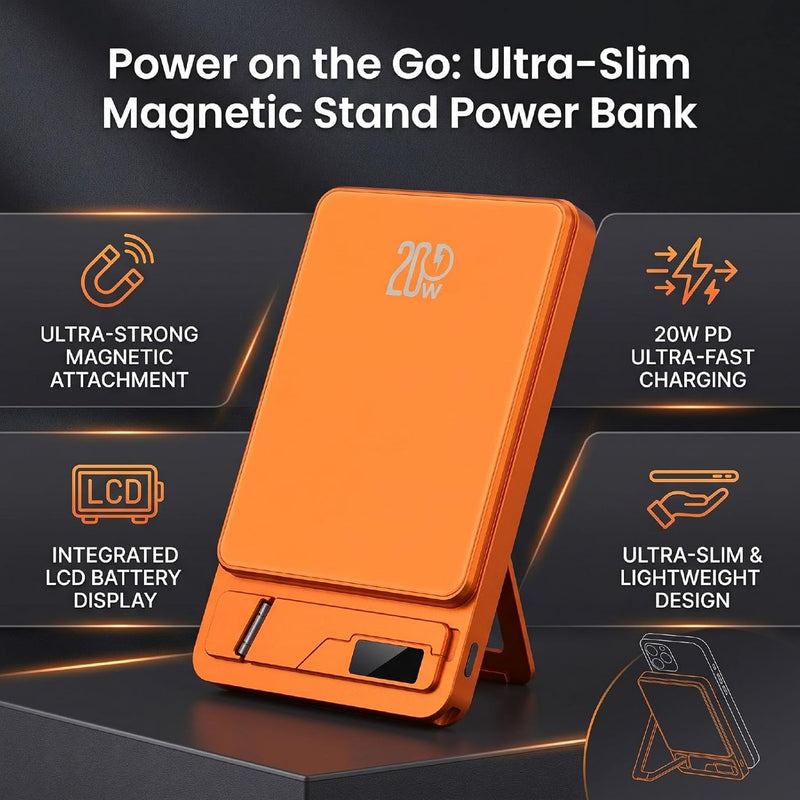 PowerBank Wireless Magnetico 3ne1 10000 mAh foto 3