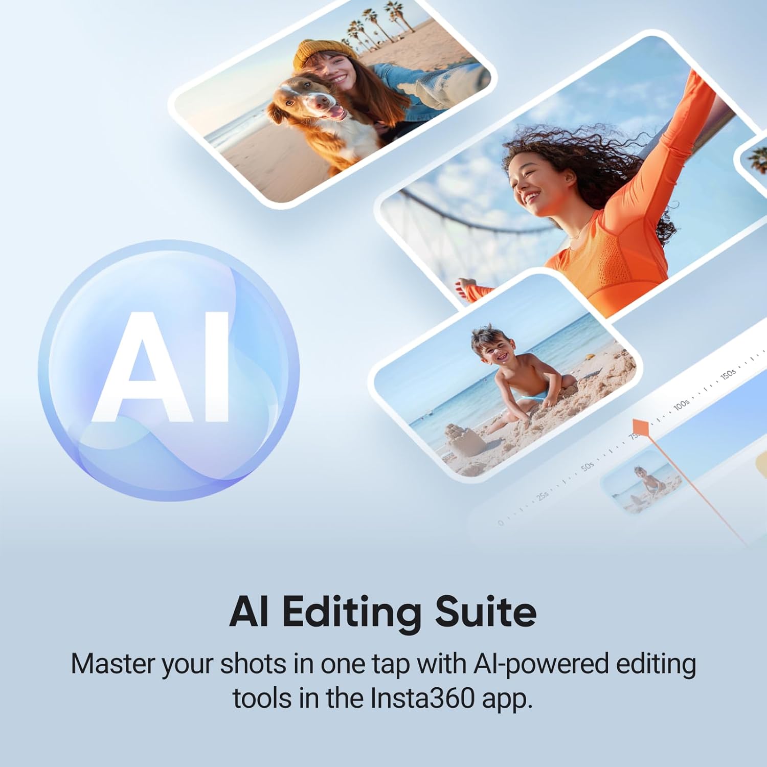 Insta360 Flow 2 Pro AI Tracker Bundle Summit White foto 4