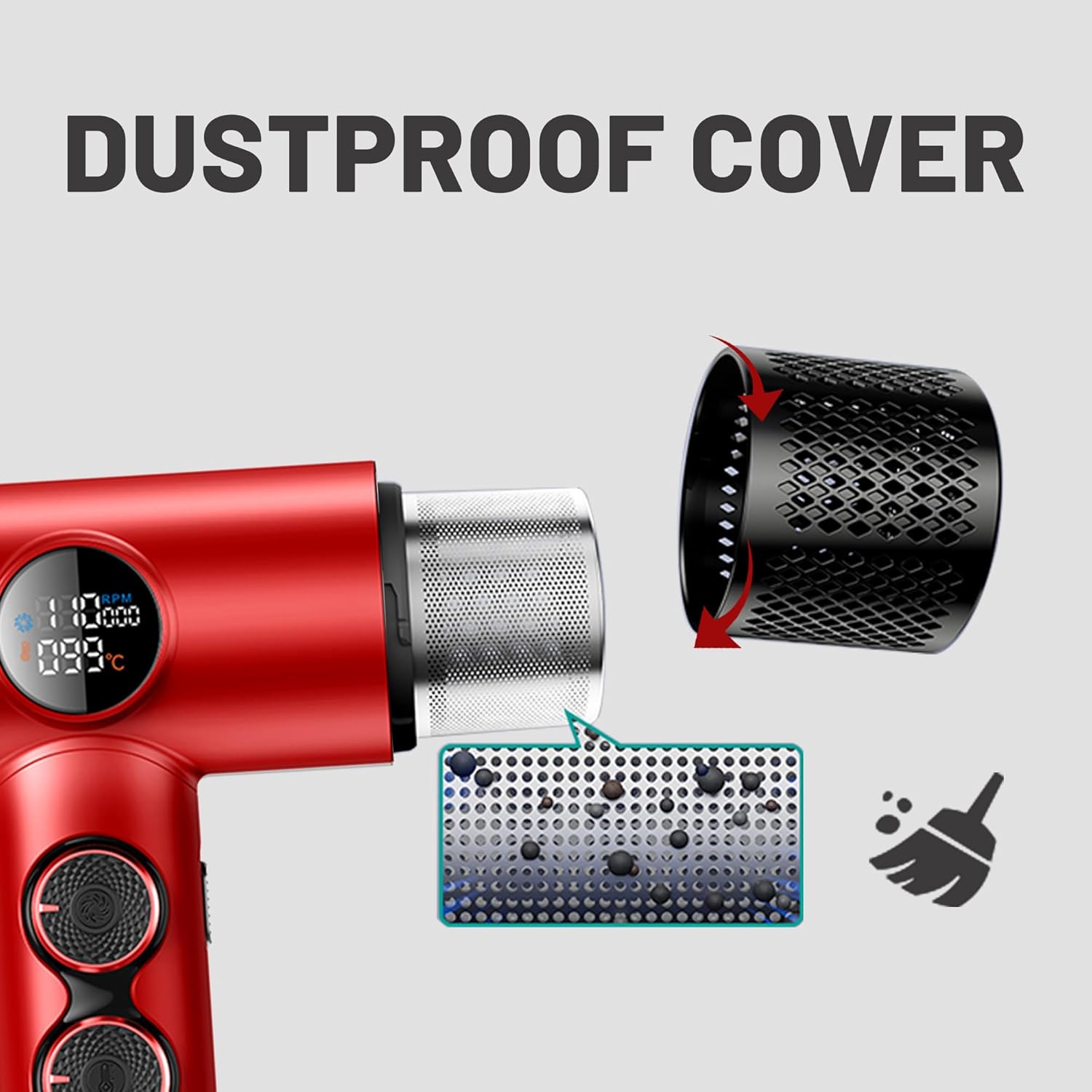 VGR Tharese Flokesh Negative Ionic Professional V-401 foto 4