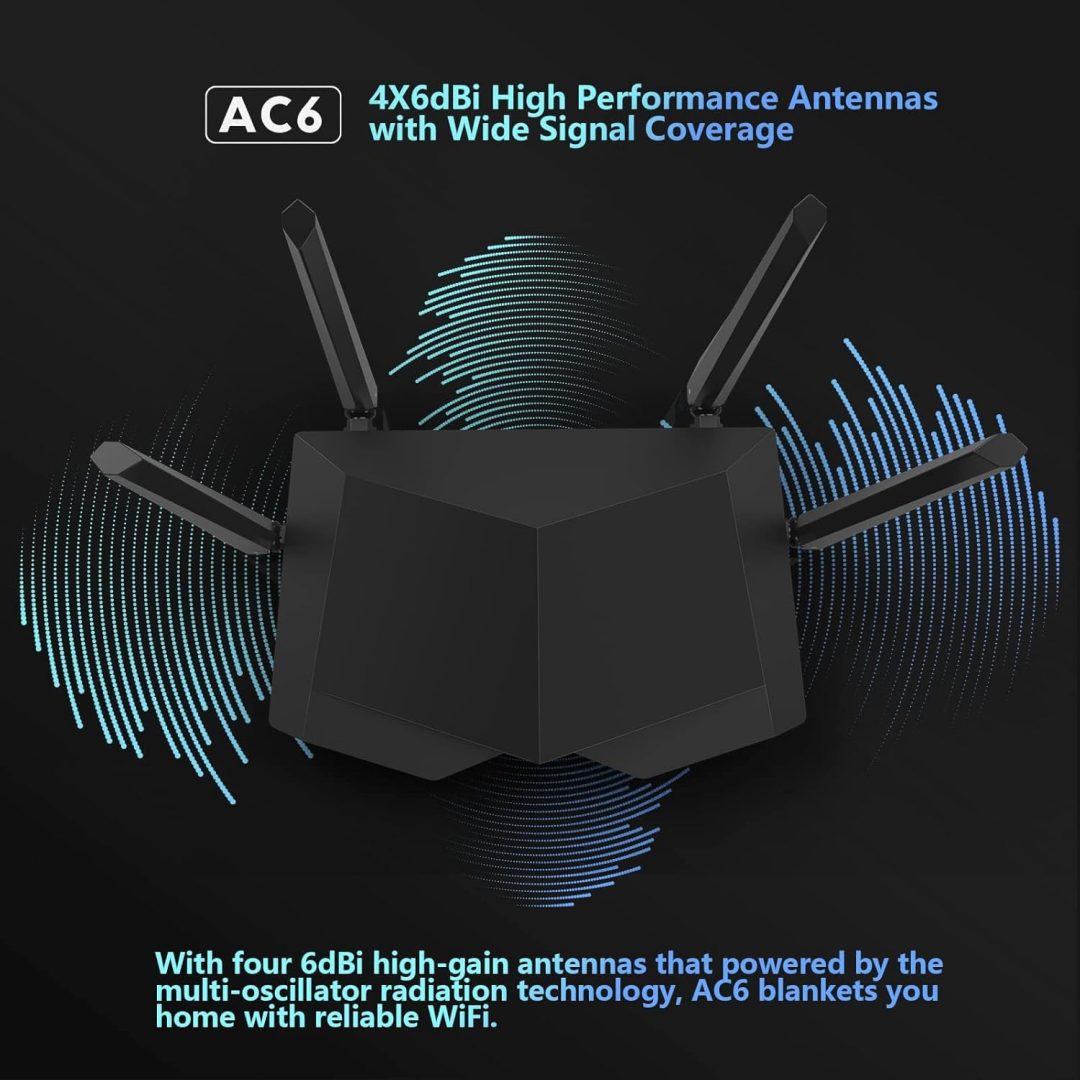 Router Tenda AC1200 AC7 foto 3