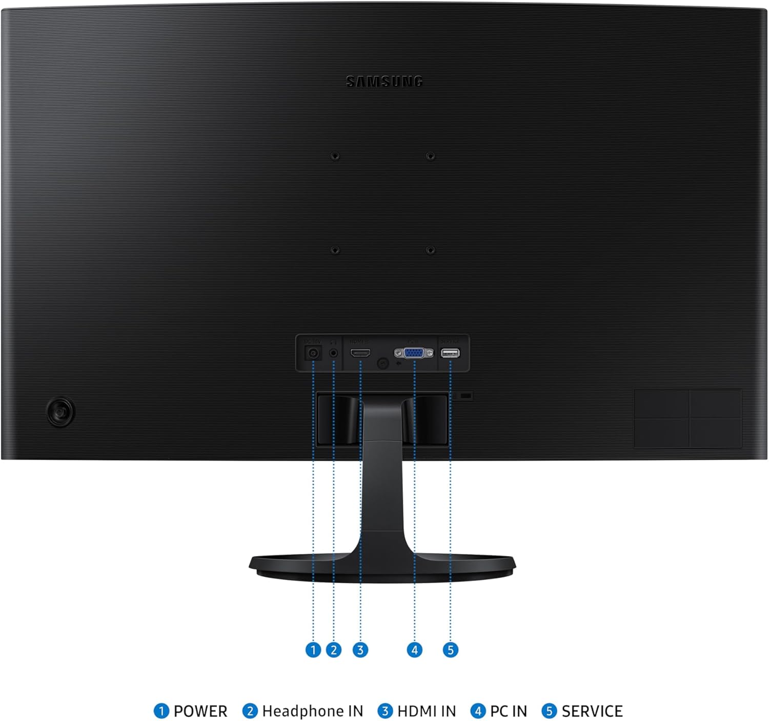 Monitor Samsung LS24D360GAUXEN FHD 24inch 100Hz foto 3