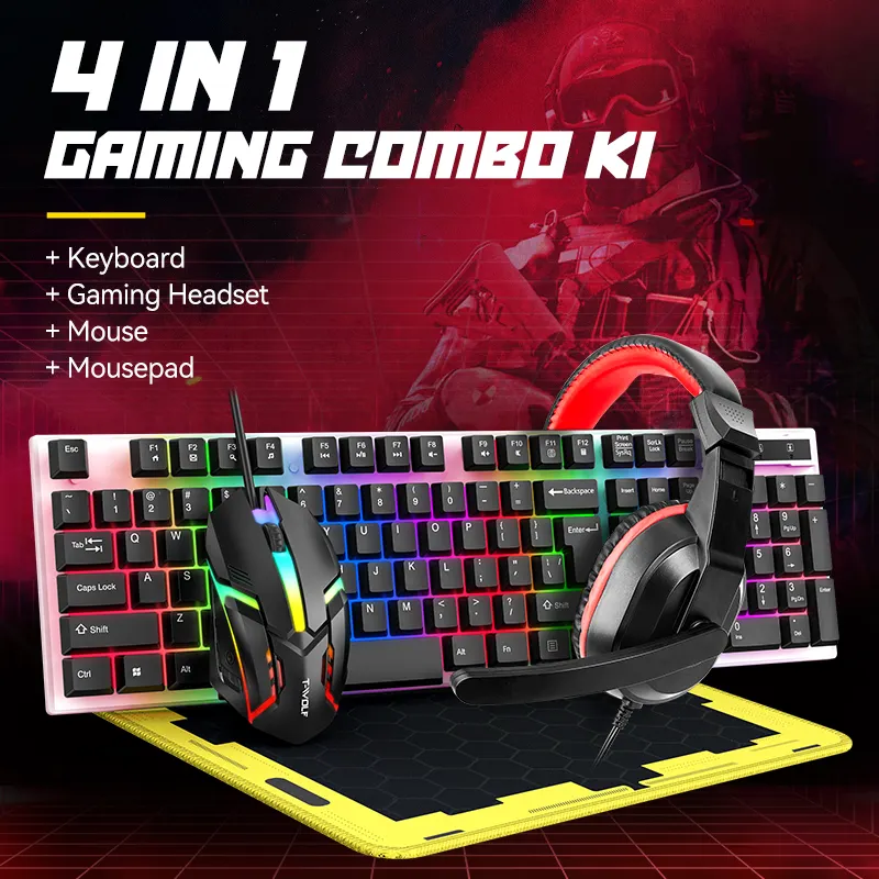 T- Wolf Gaming Combo 4 ne 1 foto 3