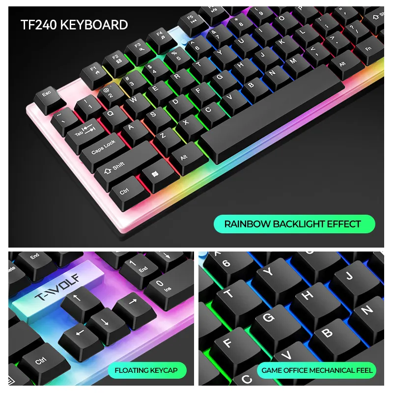 T- Wolf Gaming Combo 4 ne 1 foto 4