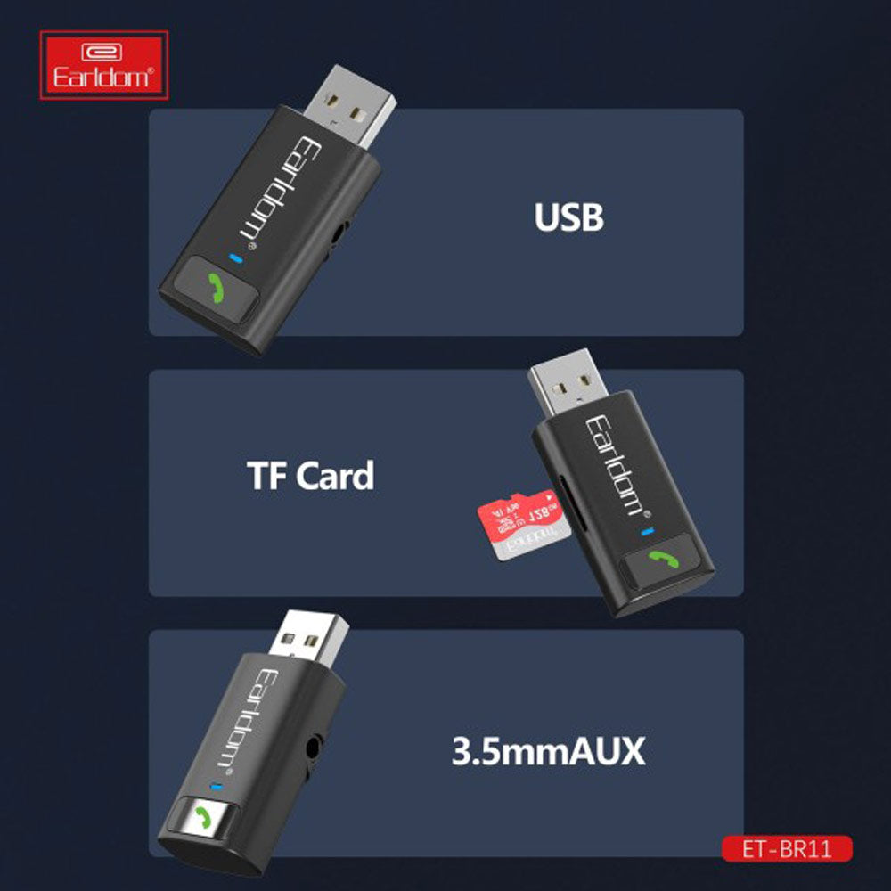 Audio Reciver USB Aux Bluetooth Earldom BR11 foto 2