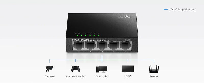 Switch Cudy FS105 foto 2