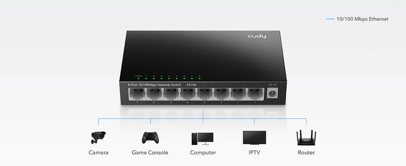 Switch Cudy FS108 foto 2