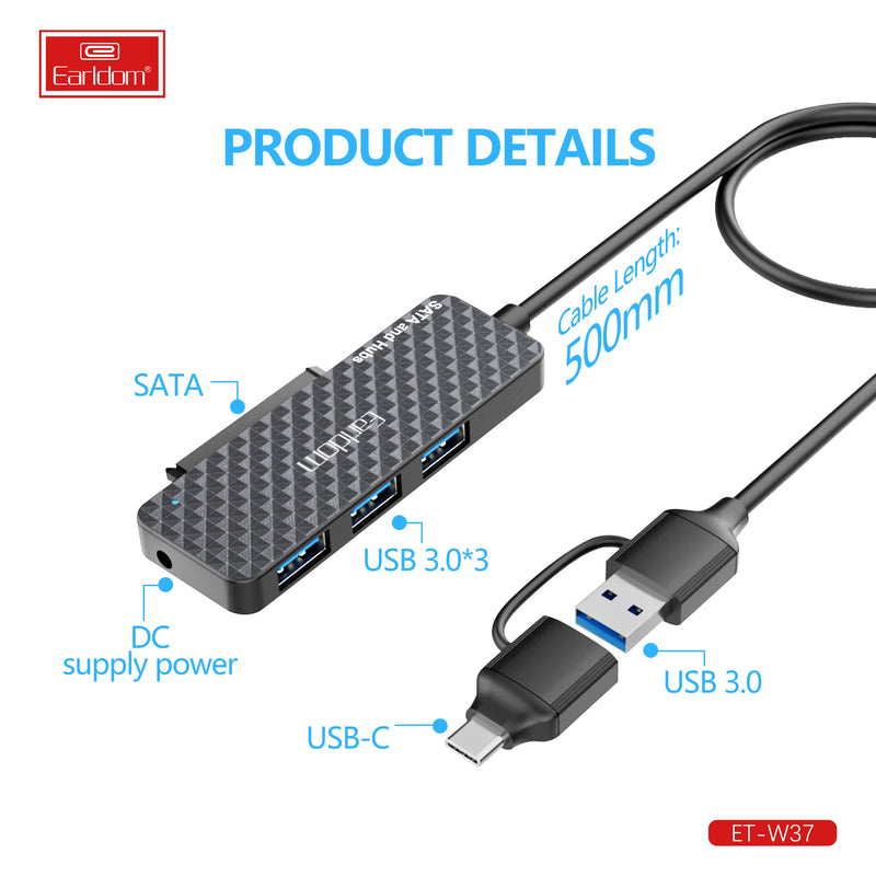 Adapter HDMI dhe USB Earldom ET-W37 foto 3
