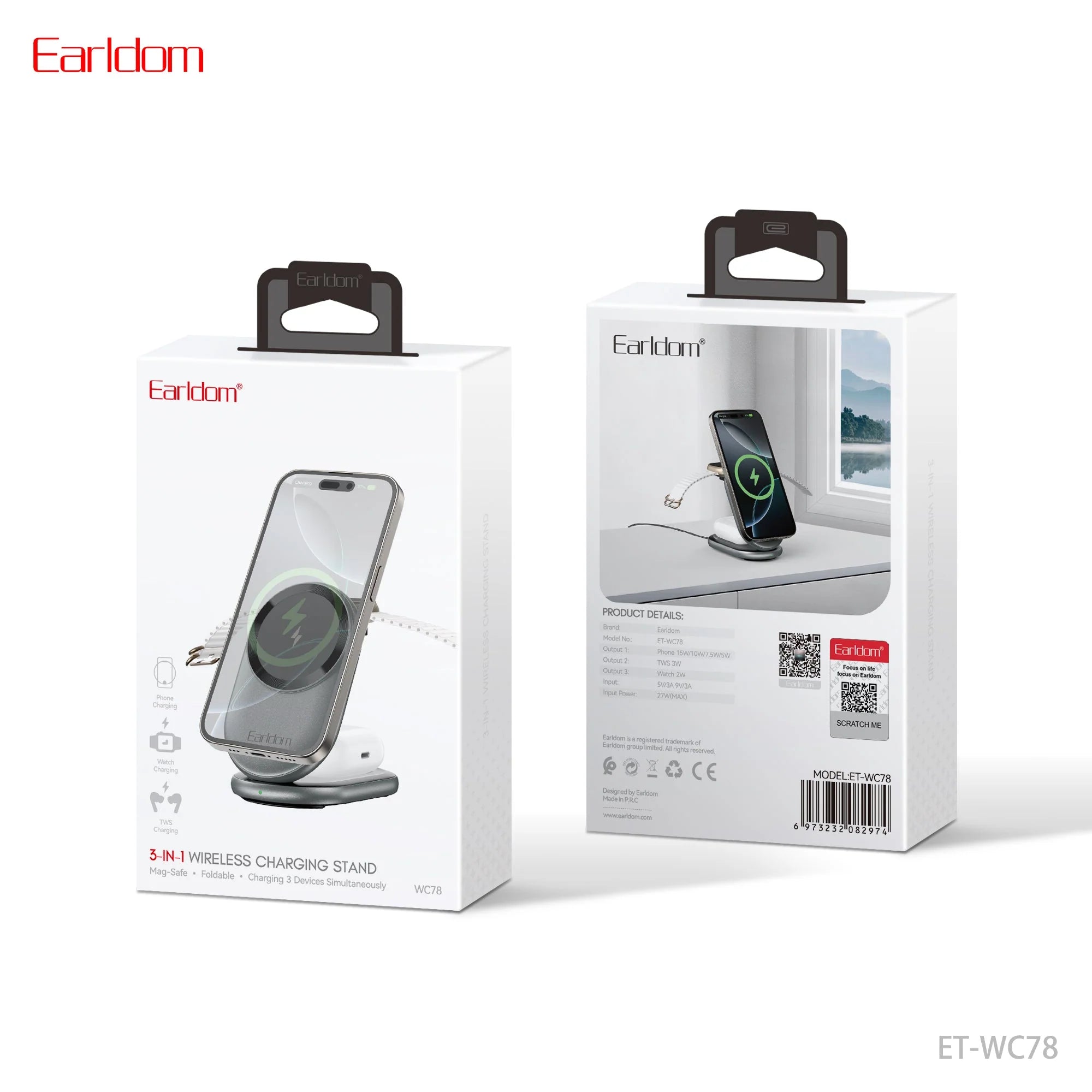Stacion Karikimi 3n1 Wireless Earldom WC78