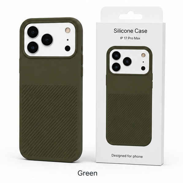 Mbrojtëse Silikoni Premium për iPhone 17 Pro Max (3 Ngjyra)