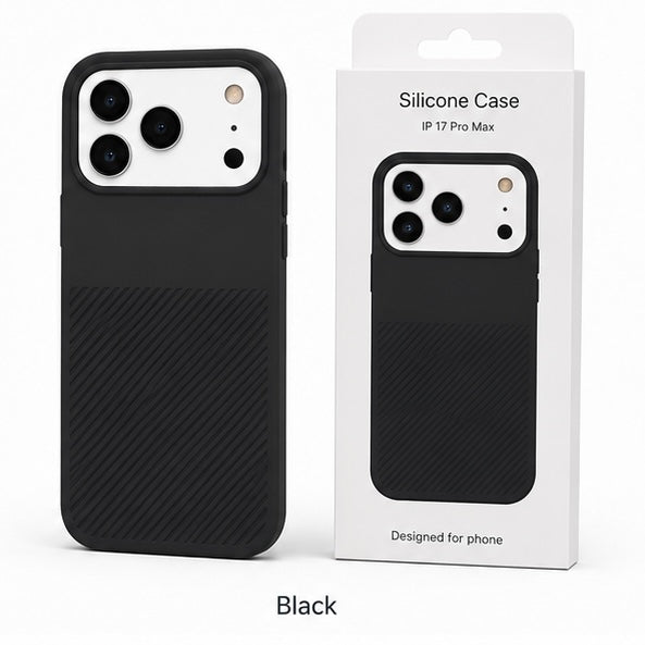Mbrojtëse Silikoni Premium për iPhone 17 Pro Max (3 Ngjyra)
