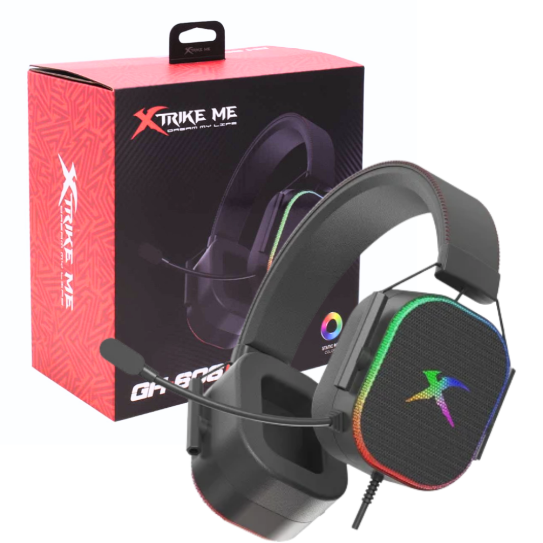 XTRIKE ME GH-606 Gaming Wired Headset RGB Black foto 4