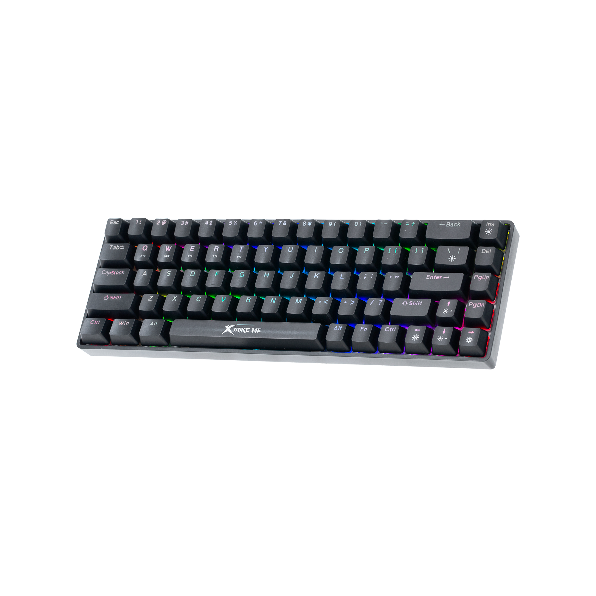 XTRIKE ME GK-994W BK Gaming BT Wireless Keyboard Tri-Mode Mini Black foto 2