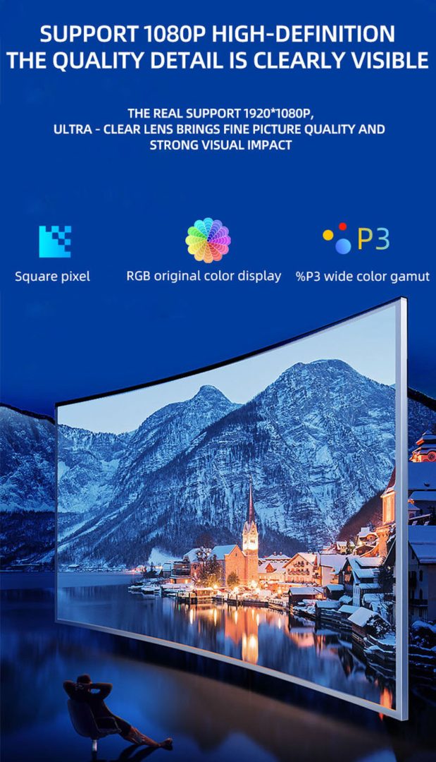 Projektor HT01Pro 4K HDR Smartbarry foto 3