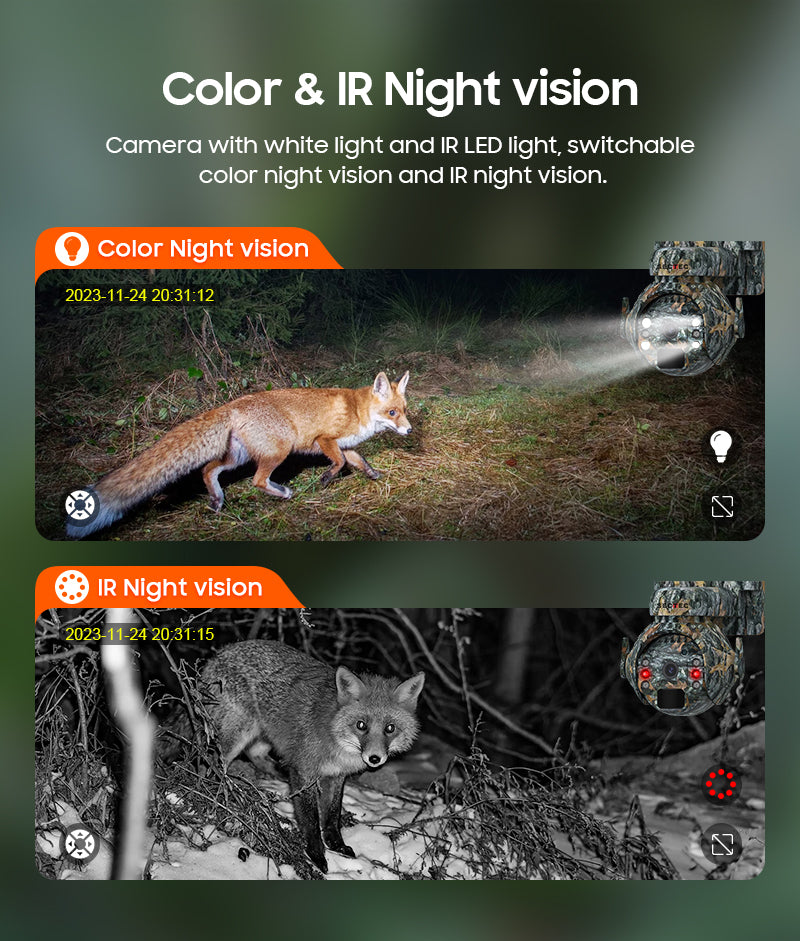 Kamere Solare Gjuetie 4G 6. 0MP Zoom Optical 12X foto 2