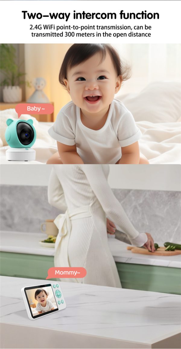Baby Monitor me WiFi 5inch Blue foto 2